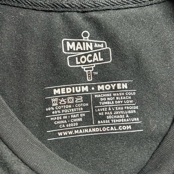 5/$25 Main and Local Halloween Life is Gourd Black Tee T-Shirt M Medium New - Picture 6 of 6